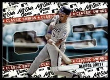2025 Topps All Star Game Classic Swings George Brett #CS-20 card