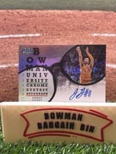 Jordan Gainey 2024-25 Bowman University Chrome Eye Test Autographs card