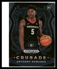 Anthony Edwards 2020 Panini Prizm Draft Picks card