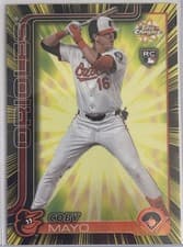 2025 Topps Chrome Radiating Rookies Coby Mayo #RR-1 card