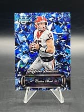 Carson Beck 2024 Bowman University Chrome Sapphire Sapphire Selections Set card