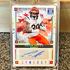 2025 Panini Impeccable Synergy Signatures Chase Brown #14 card