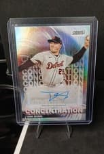 2025 Stadium Club Concentration Autographs Tarik Skubal #TVA-TS card