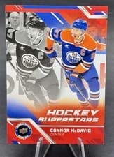 Connor McDavid 2025 Upper Deck National Hockey Card Day card