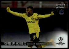 Youssoufa Moukoko 2020 Stadium Club Chrome UEFA Champions League card