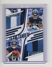 2025 Panini Absolute Team Tandem Materials Tony Pollard / Calvin Ridley #TTM-TEN card