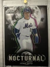 2025 Topps Chrome Black Nocturnal Juan Soto #NOC-7 card