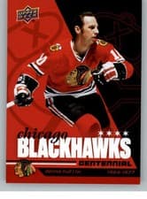 2025-26 Upper Deck Chicago Blackhawks Centennial Box Dennis Hull #22 card