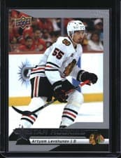 2025-26 Upper Deck Star Rookies Base Star Rookies Autographs Artyom Levshunov #25 card