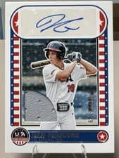 2025 Panini Stars & Stripes 15U National Team Signatures Jared Grindlinger #NTS-JG card