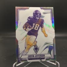 Justin Jefferson 2023 Panini Phoenix Contours card