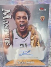 2024-25 Finest Masters Autographs Tyler Smith #MA-TS card