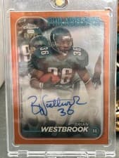 Brian Westbrook 2024 Topps Chrome Chrome Legends Autographs card