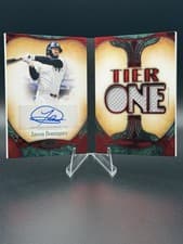 2026 Topps Tier One Autographed Tier One Relics Die Cut Book Jasson Domínguez #ARDB-JD card