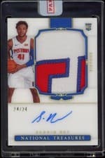 Saddiq Bey 2020 Panini National Treasures card