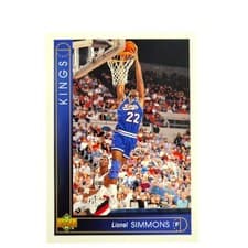 Lionel Simmons 1993-94 Upper Deck Base Set card