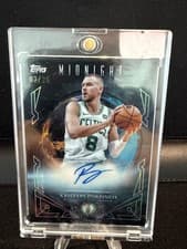2025-26 Topps Midnight Midnight Sun Signatures Kristaps Porzingis #MS-KP card
