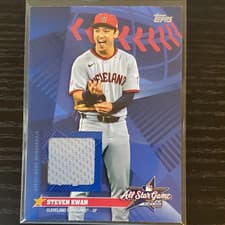 2025 Topps Update All-Star Stitches Steven Kwan #AS-SK card