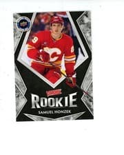 Samuel Honzek 2025 Upper Deck National Hockey Card Day Victory Black Rookie card