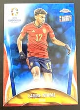 Lamine Yamal 2024 Topps Chrome UEFA Euro card
