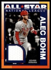 2025 Topps 1990 Topps Baseball All-Star Relics Alec Bohm #90ASR-AB card