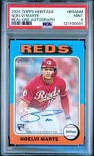 2024 Topps Heritage Real One Autograph Noelvi Marte #ROANM card
