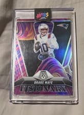 2025 Panini Mosaic Visionary Drake Maye #16 card