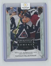 2025-26 Upper Deck Black Diamond Exquisite Moments Nathan MacKinnon #M-NM card