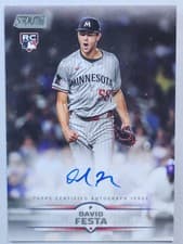 David Festa 2025 Stadium Club Base Autographs card