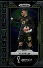 Ederson 2022 Panini Prizm World Cup Global Reach card