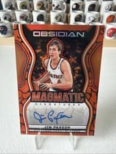 2024-25 Panini Obsidian Magmatic Signatures Jim Paxson #MS-JIM card