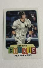 2025 Topps Heritage Rookie Performers Ben Rice #RP-9 card