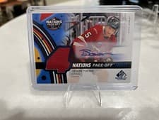 2025-26 SP Game Used 2025 4 Nations Face-Off Fabrics Devon Toews #4N-DT card