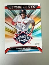 2025 Topps Pro Debut League Elites Roman Anthony #LE-1 card