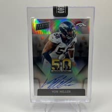 2025 Panini Honors Super Bowl Signatures Prizm Von Miller #4 card