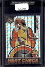 2024-25 Panini Mosaic Heat Check LeBron James #1 card