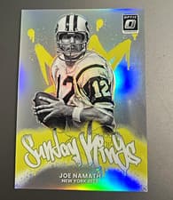 2025 Donruss Optic Sunday Kings Joe Namath #25 card
