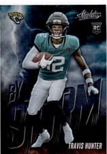 2025 Panini Absolute By Storm Travis Hunter #17 card