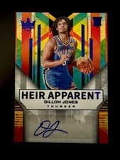 2024-25 Panini Court Kings Heir Apparent Autographs Dillon Jones #HA-JNE card