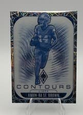 2025 Panini Phoenix Contours Amon-Ra St. Brown #11 card