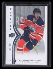 Connor McDavid 2020 Upper Deck Premier card