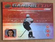 Clayton Keller 2024-25 Upper Deck Gaming FOV card