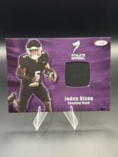 2026 SAGE Football Athlete Apparel Jaden Nixon #AA-JN card