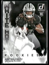 Ashton Jeanty 2025 Panini Donruss White Hot Rookies card