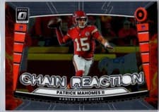 2025 Donruss Optic Chain Reaction Patrick Mahomes II #4 card
