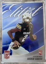 2025 Donruss Elite Rookie Elitist Shedeur Sanders #3 card