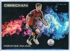 Christian Pulisic 2023 Panini Obsidian Black Color Blast card