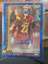 2025 Topps Chrome Rookies Autographs Trey Amos #RA-TA card