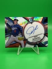 2025 Bowman Chrome Prime Chrome Signatures Roki Sasaki #PCS-RS card