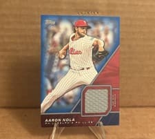 Aaron Nola 2026 Topps Major League Material Relics card